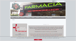 Desktop Screenshot of farmaciacervello.com