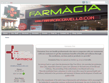 Tablet Screenshot of farmaciacervello.com